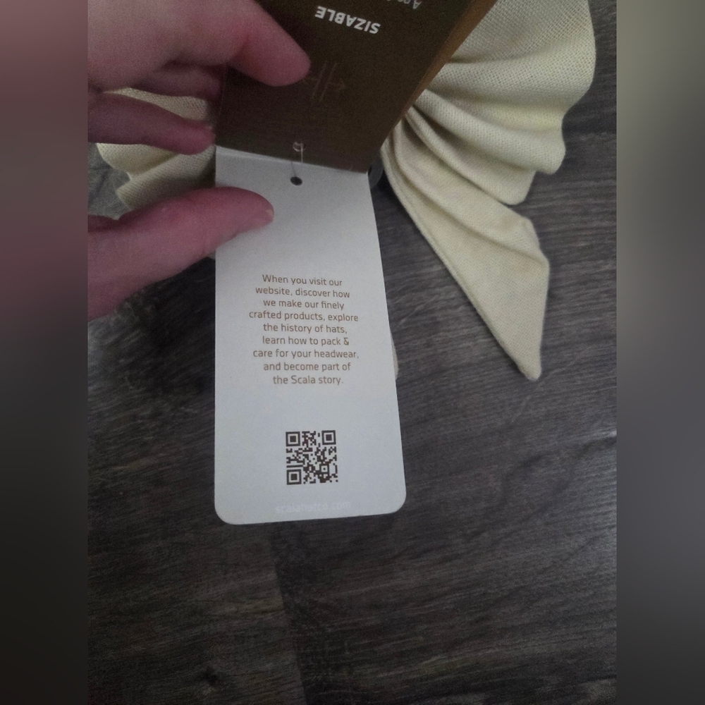 Scala Women's 100% Cotton Visor Hat NWT - Picture 8 of 9